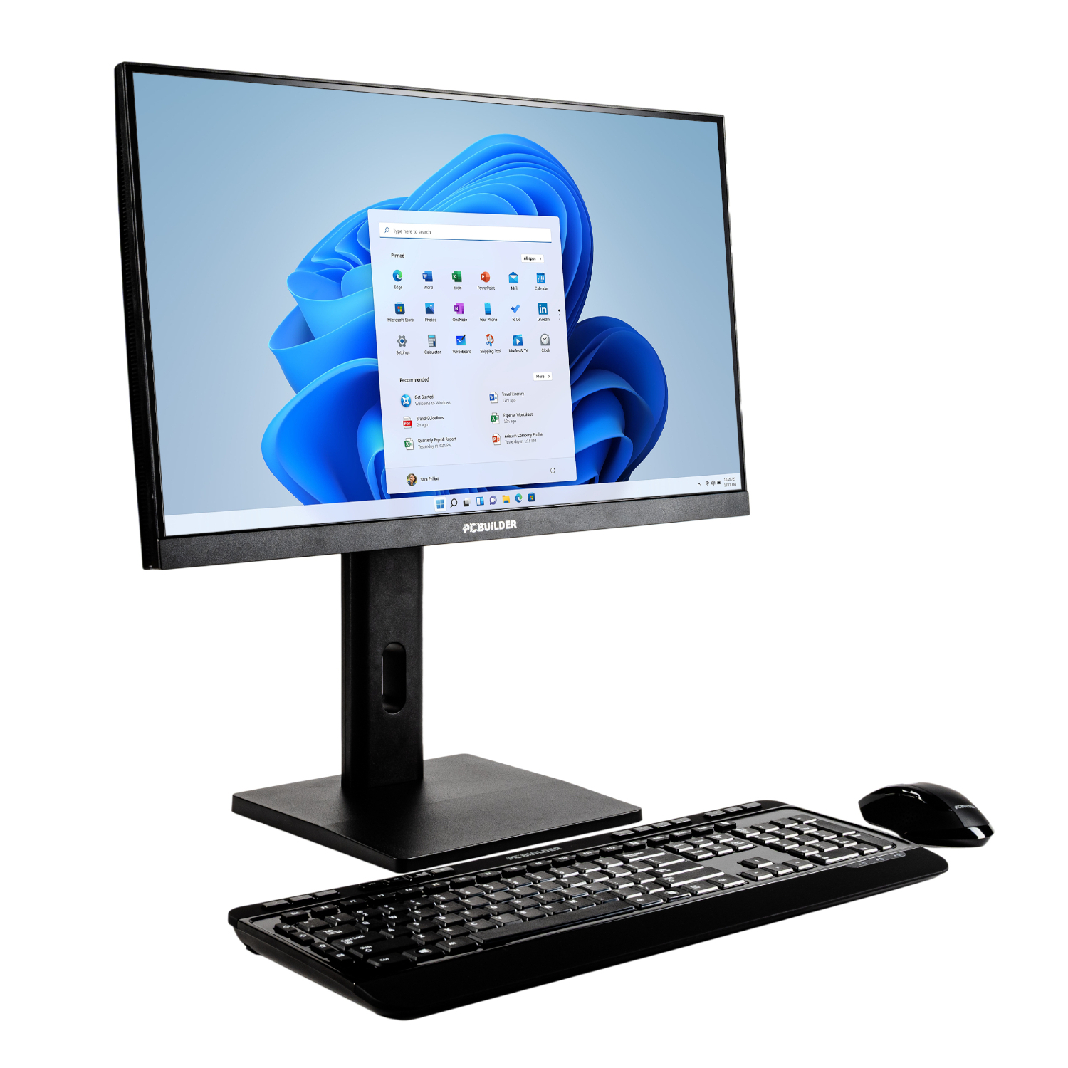 PCBuilder FUSION 24″ Intel Core i5-12400 16GB DDR5 1TB Windows 11 Pro AiO Desktop PC 2