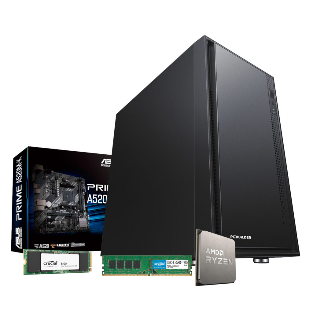 PCBuilder AMD Ryzen 5 3400G HOME MASTER Windows 11 Desktop PC - Image 5