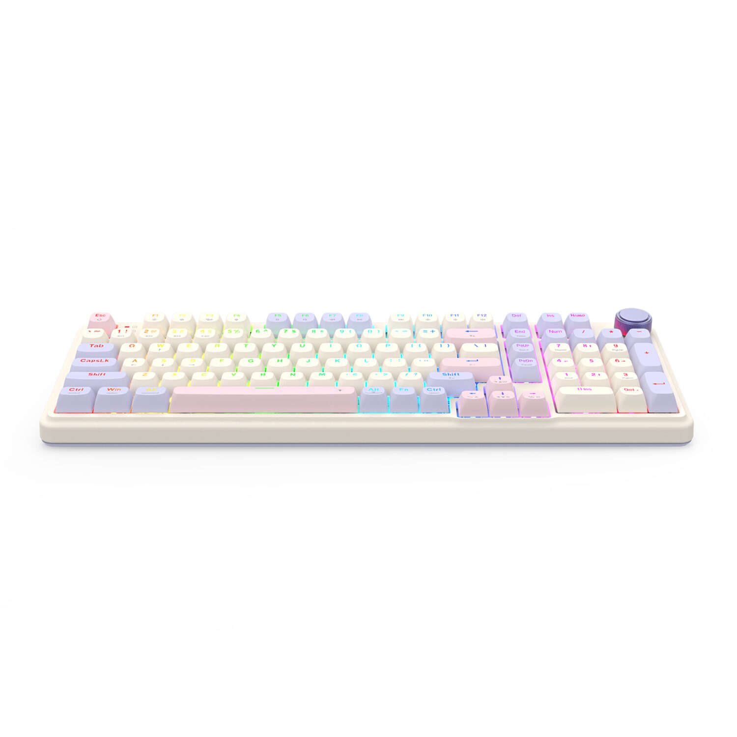 Redragon K768 EISA 100 RGB Wireless Gaming Keyboard - Lilac 3