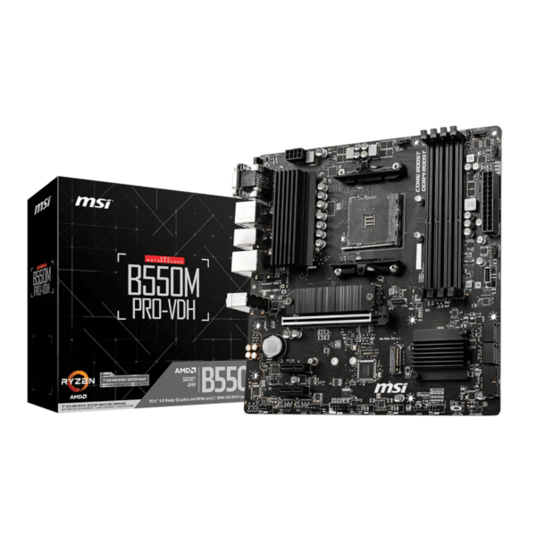 MSI B550M PRO-VDH AM4 M-ATX Motherboard