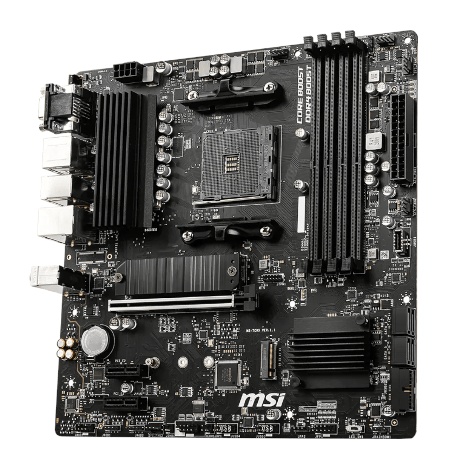 MSI B550M PRO-VDH AM4 M-ATX Motherboard 4