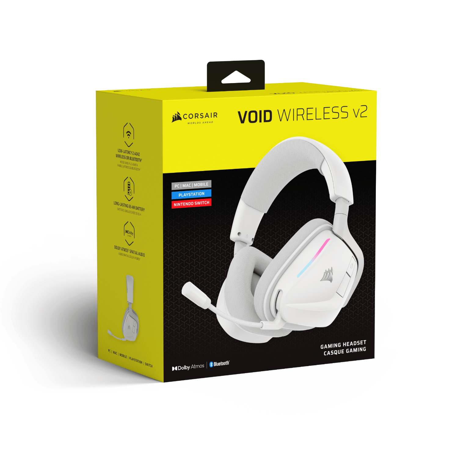 CORSAIR VOID v2 WIRELESS Gaming Headset - White 4