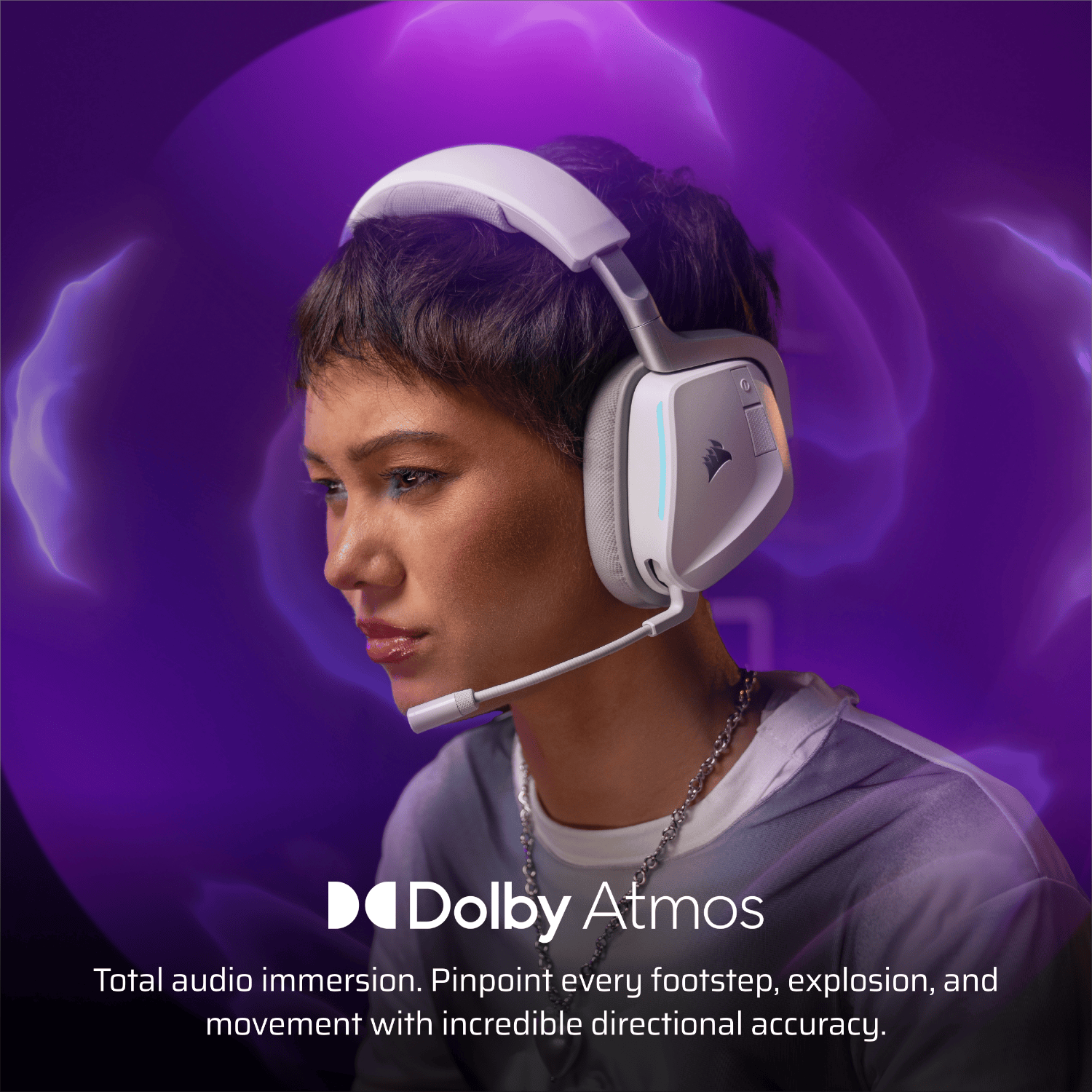 CORSAIR VOID v2 WIRELESS Gaming Headset - White 6