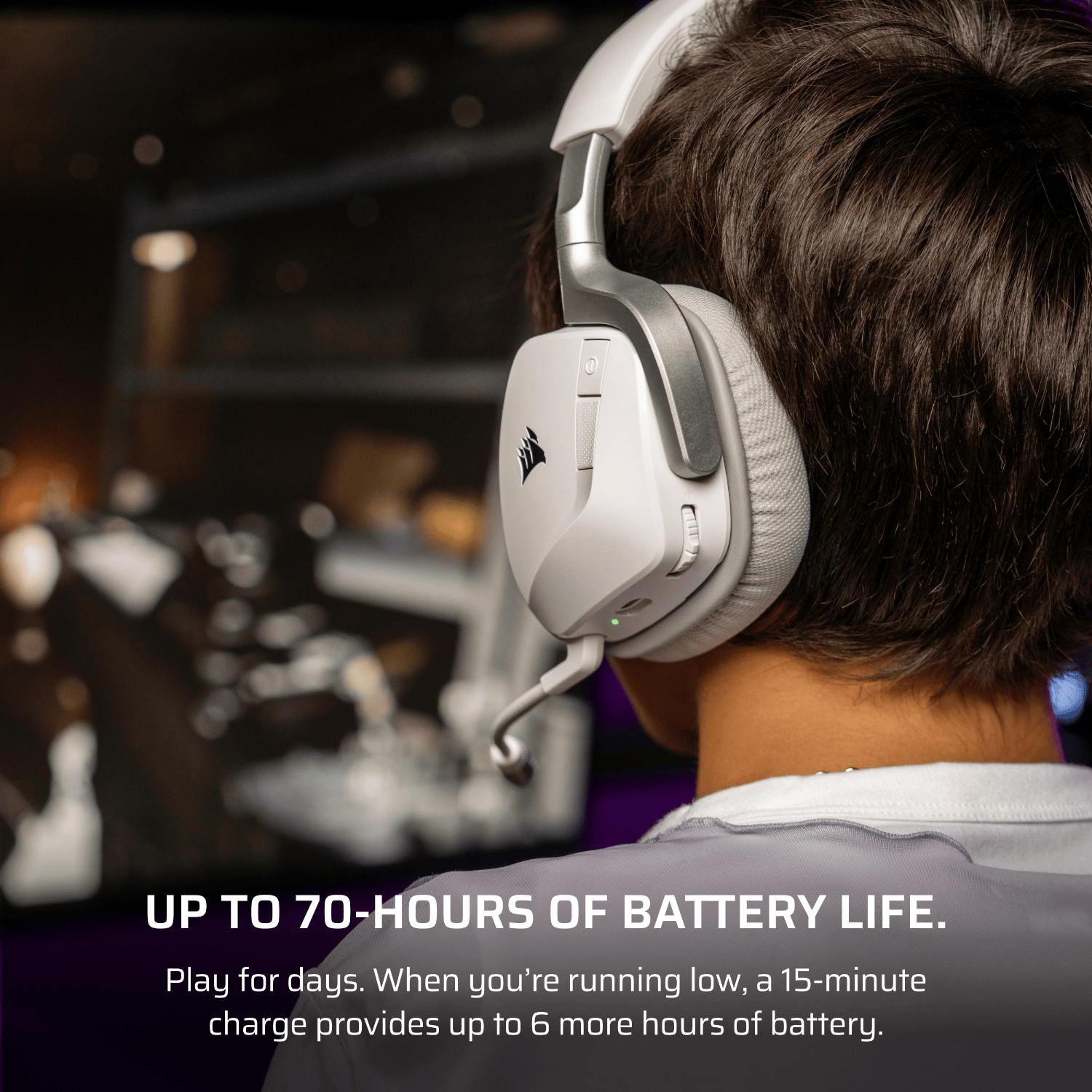 CORSAIR VOID v2 WIRELESS Gaming Headset - White 9