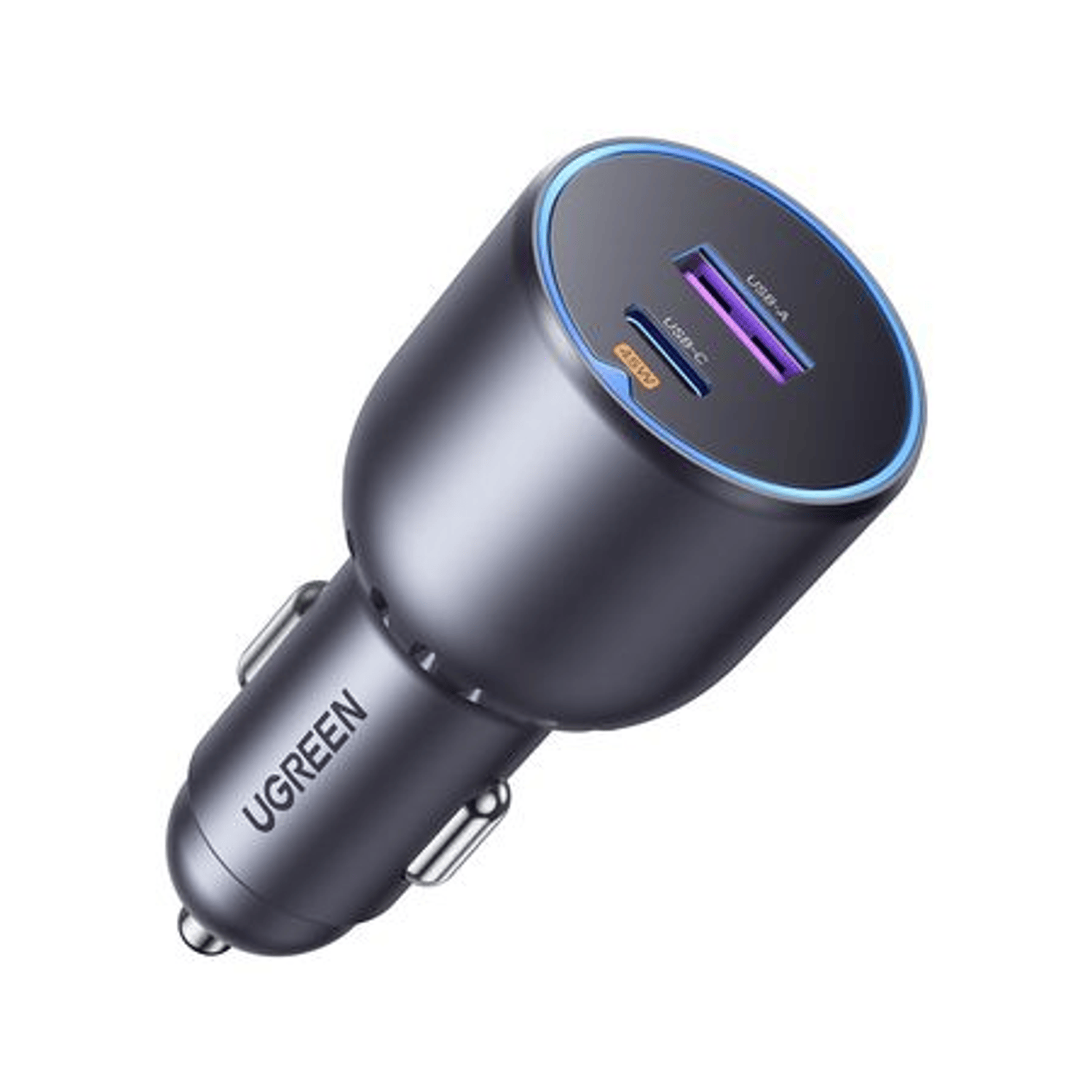 UGREEN 63W Type-C + USB A Fast Car Charger 2