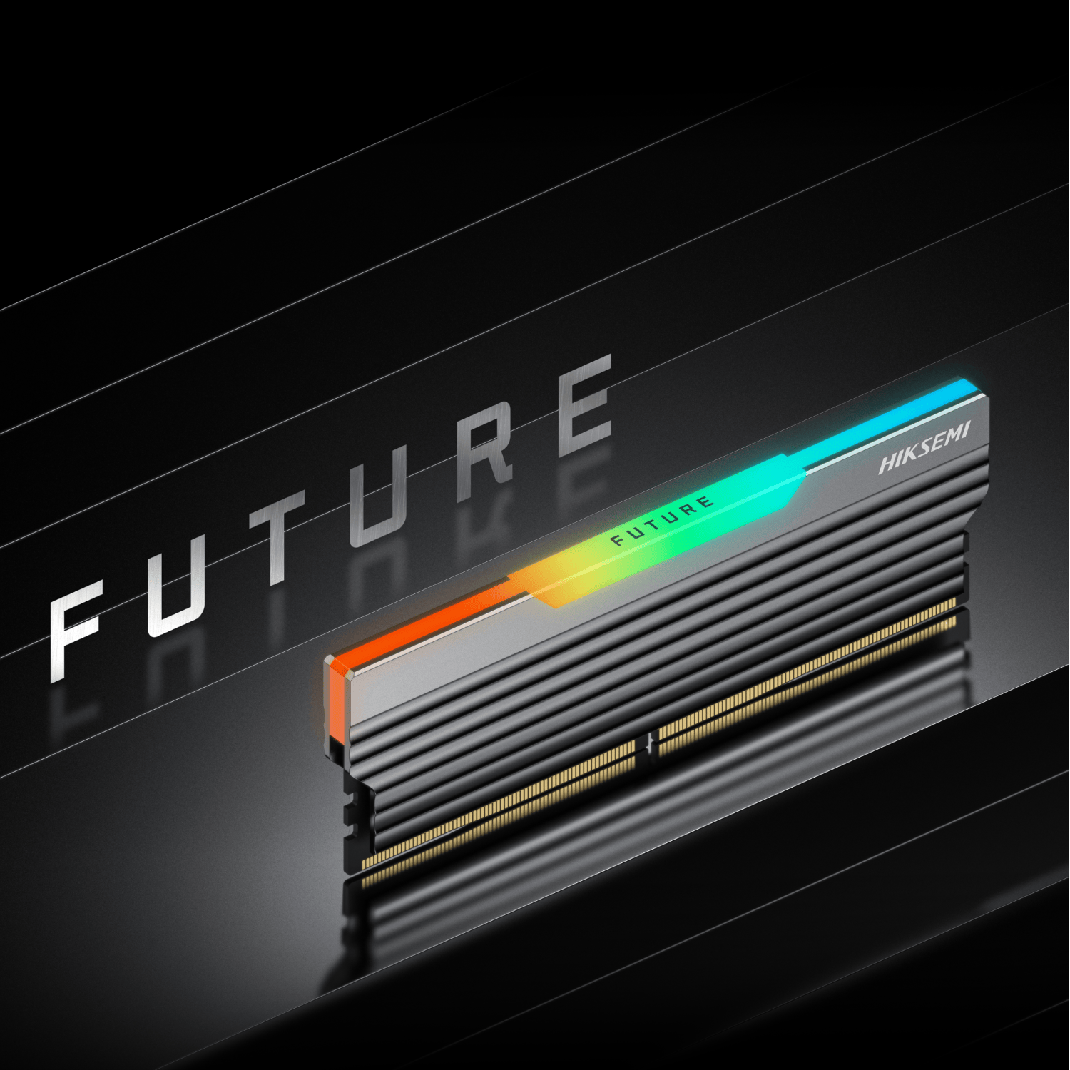 Hiksemi Future RGB 16GBKIT (2x8GB) 3600MHz DDR4 Desktop Gaming Memory Black 9