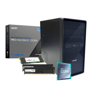 PCBUiLDER™ Intel Core i5-12400 HOME MASTER Windows 11 Desktop PC