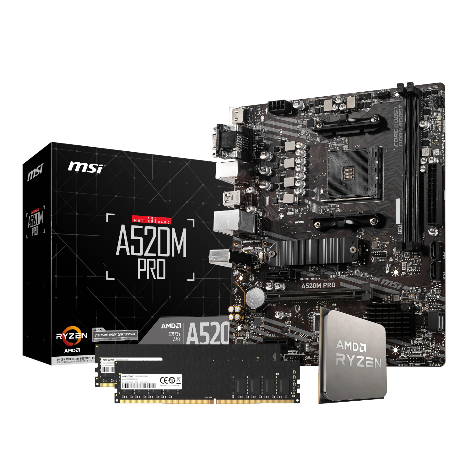 PCBuilder AMD Ryzen 3 3200G LEVEL UP Core Upgrade Kit