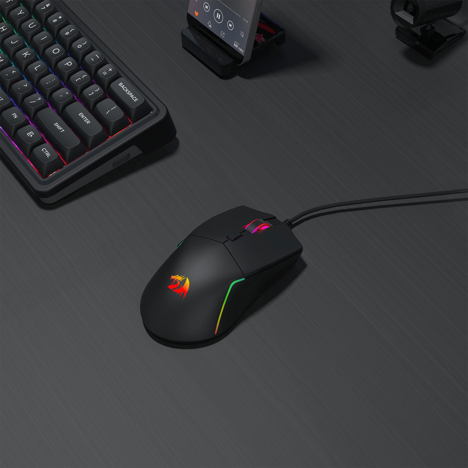 Redragon NAGA RGB 10000DPI Wired Gaming Mouse 4