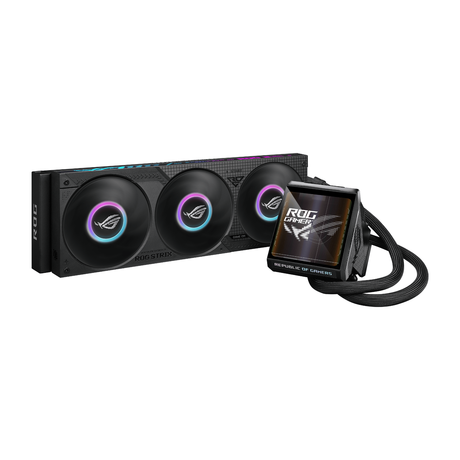 Asus ROG Strix LC IV 360 ARGB LCD Liquid Cooler - Black