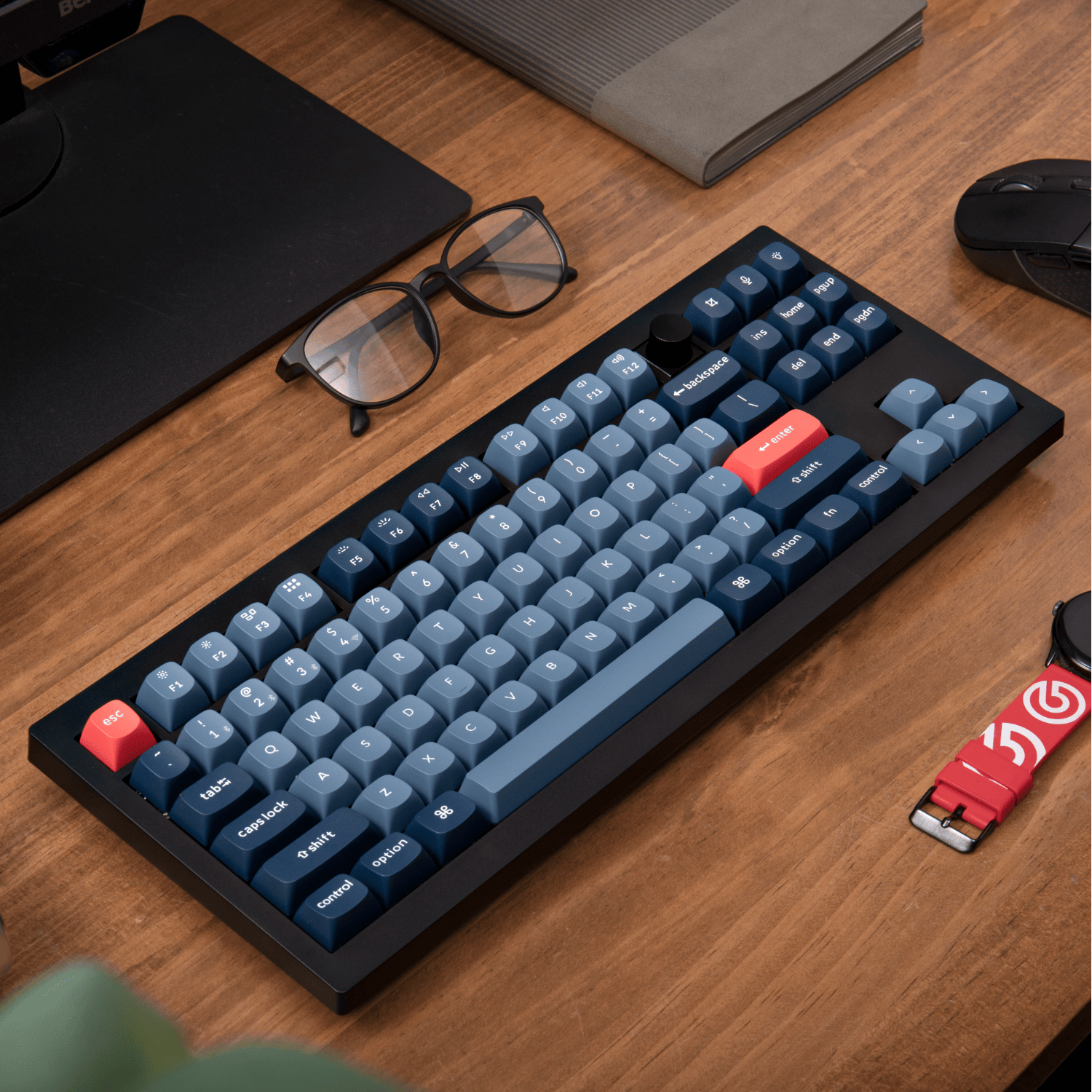 Keychron V3 Max QMK/VIA 80% Wireless Custom Mechanical Keyboard (Brown Switch) – Carbon Black 5