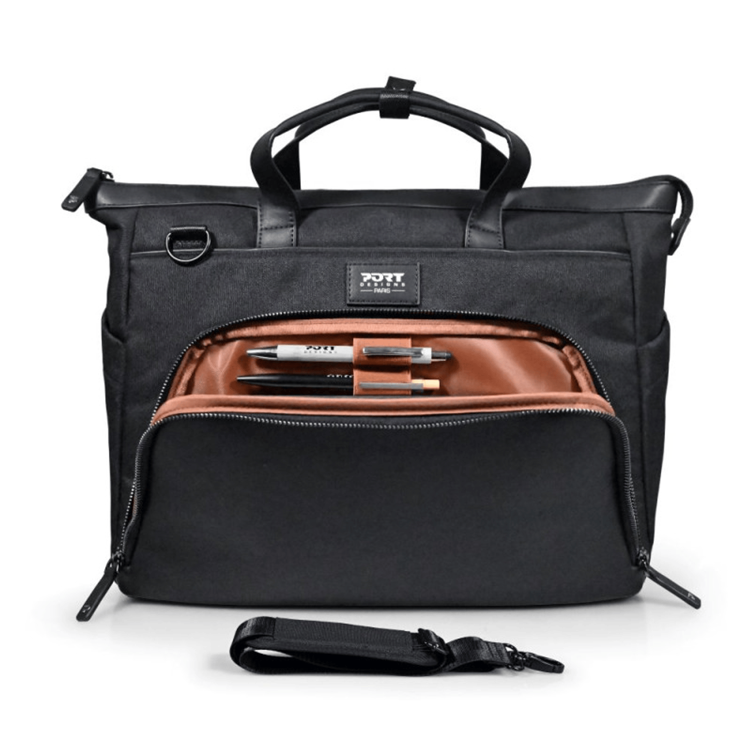 PORT MUSE SIGNATURE business 16" laptop handbag - clutch bag included view 2