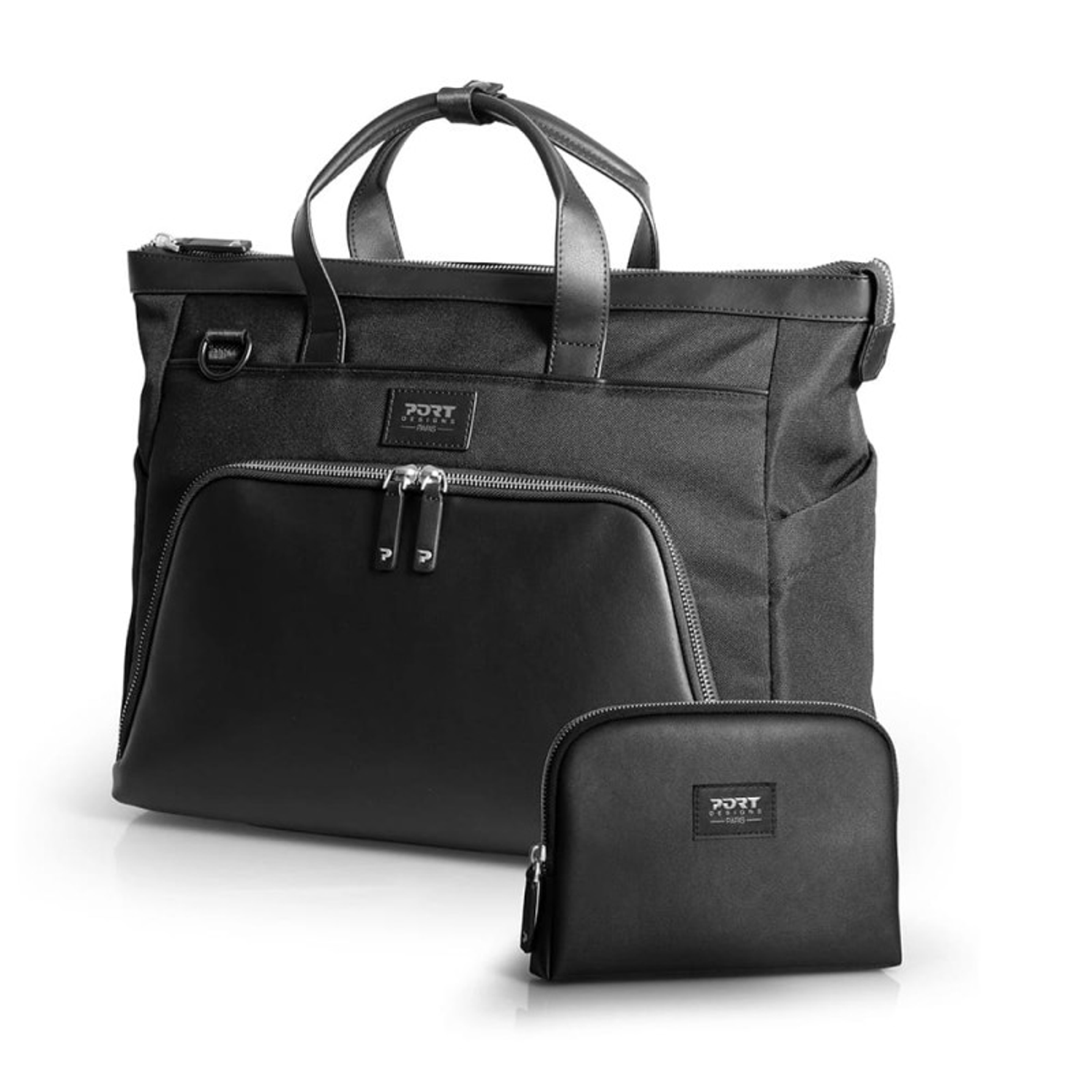 PORT MUSE SIGNATURE business 16" laptop handbag - clutch bag included view 4