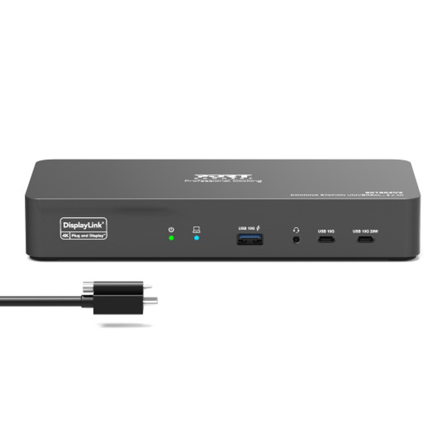 PORT2 x 4K USB-C desktop docking station 11 peripherals 96W 5