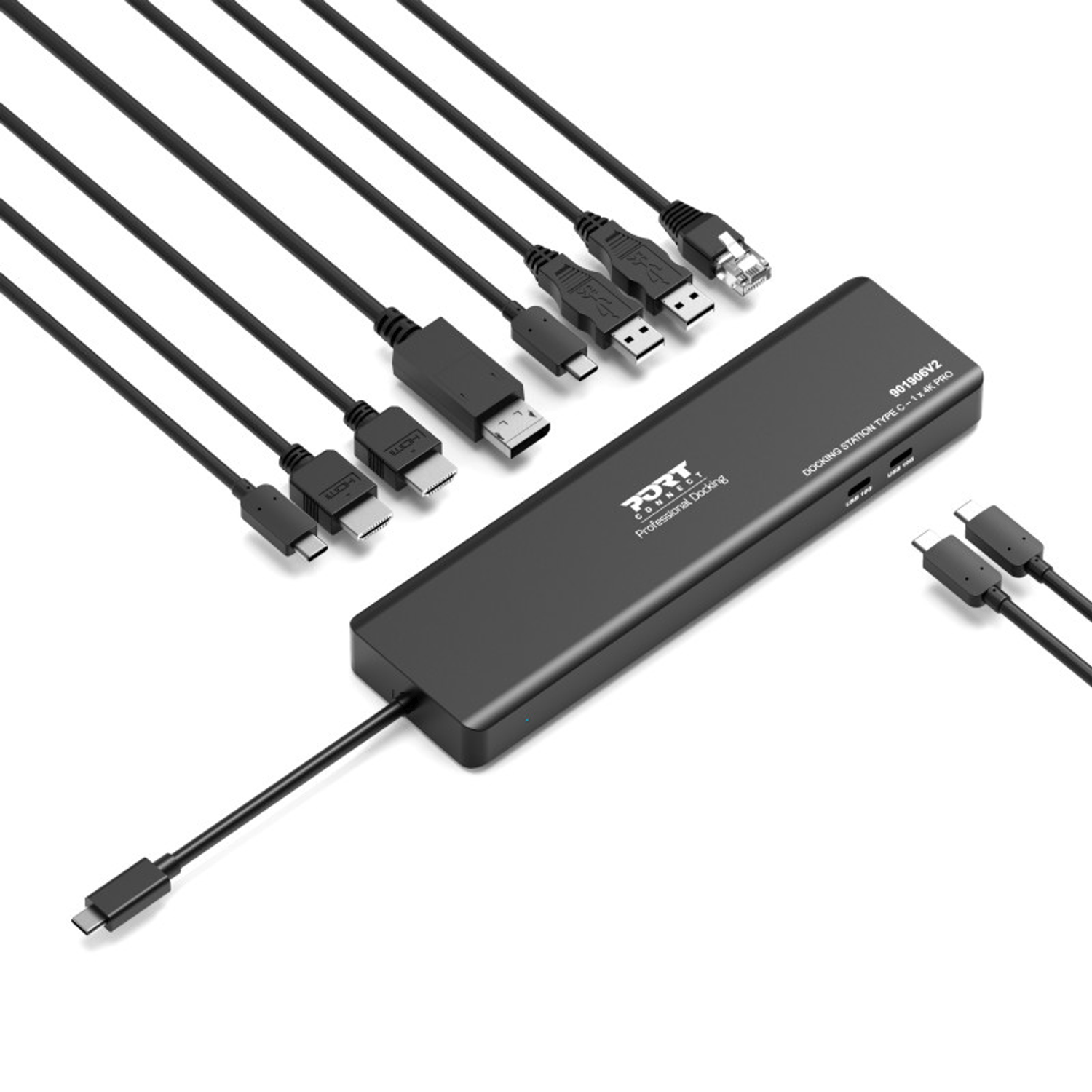 PORT Mobile docking station 1 X 4K USB-C 9 devices 100W 2
