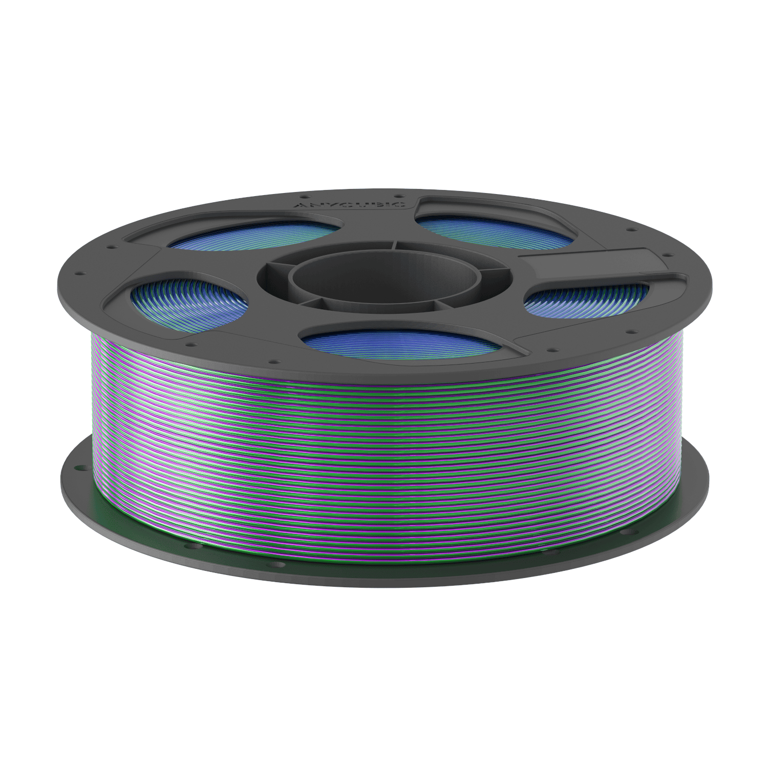 Anycubic PLA Silk Tri-colour Filament 1kg – Blue/Green/Purple 2