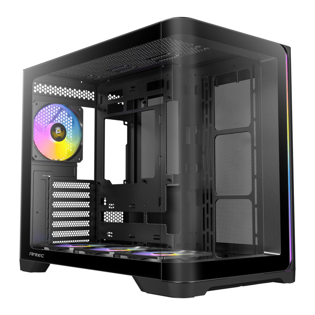Antec C5 CURVED ARGB ATX | Micro-ATX | ITX ARGB Dual Chamber Mid-Tower Gaming Chassis - Black - Image 1