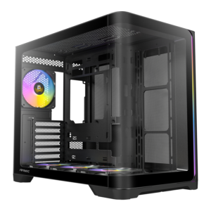 Antec C5 CURVED ARGB ATX | Micro-ATX | ITX ARGB Dual Chamber Mid-Tower Gaming Chassis - Black