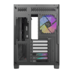 Antec C5 CURVED ARGB ATX | Micro-ATX | ITX ARGB Dual Chamber Mid-Tower Gaming Chassis - Black - Image 5