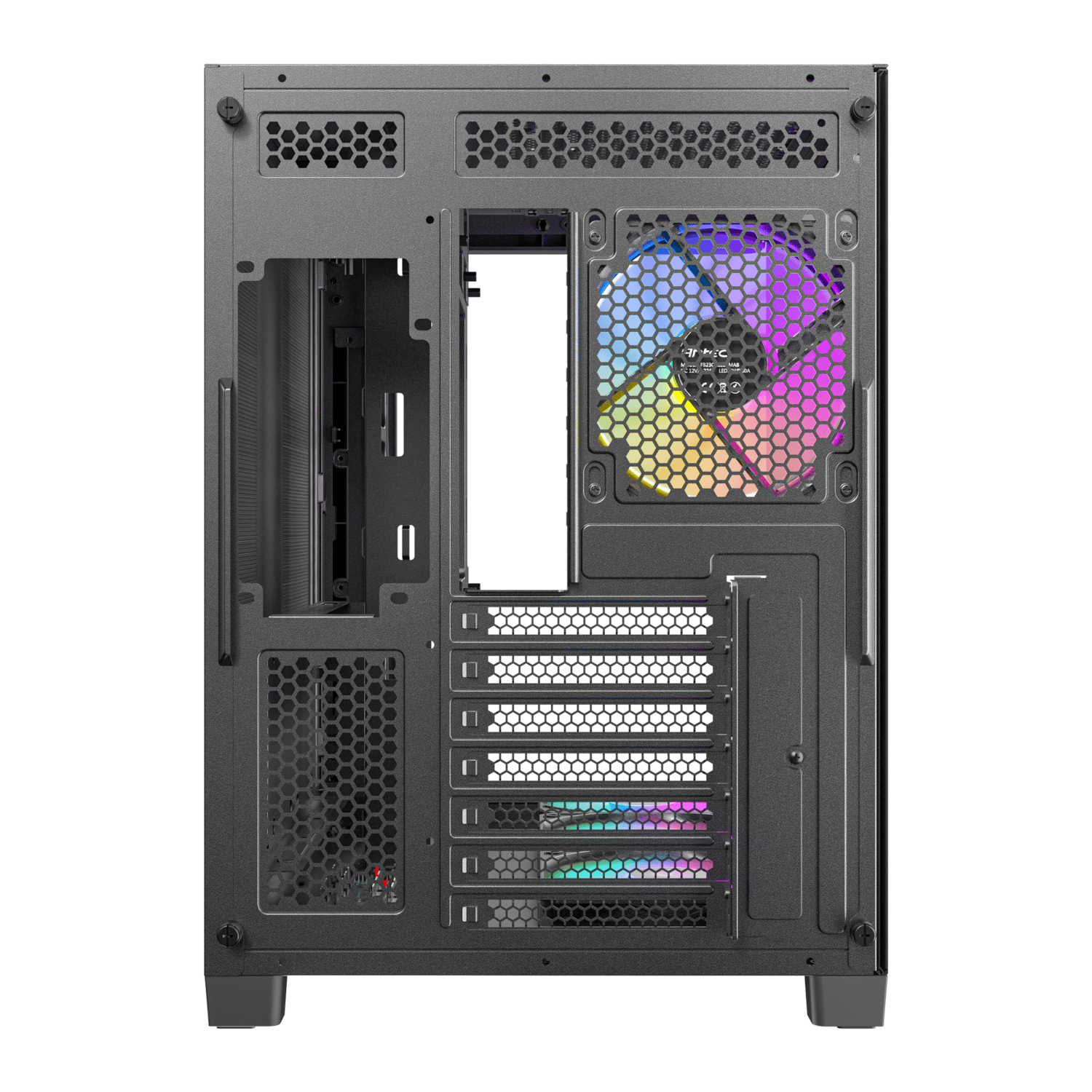 Antec C5 CURVED ARGB ATX | Micro-ATX | ITX ARGB Dual Chamber Mid-Tower Gaming Chassis - Black 5