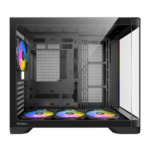 Antec C5 CURVED ARGB ATX | Micro-ATX | ITX ARGB Dual Chamber Mid-Tower Gaming Chassis - Black - Image 6