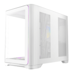 Antec C5 CURVED ARGB ATX | Micro-ATX | ITX ARGB Dual Chamber Mid-Tower Gaming Chassis - White - Image 3