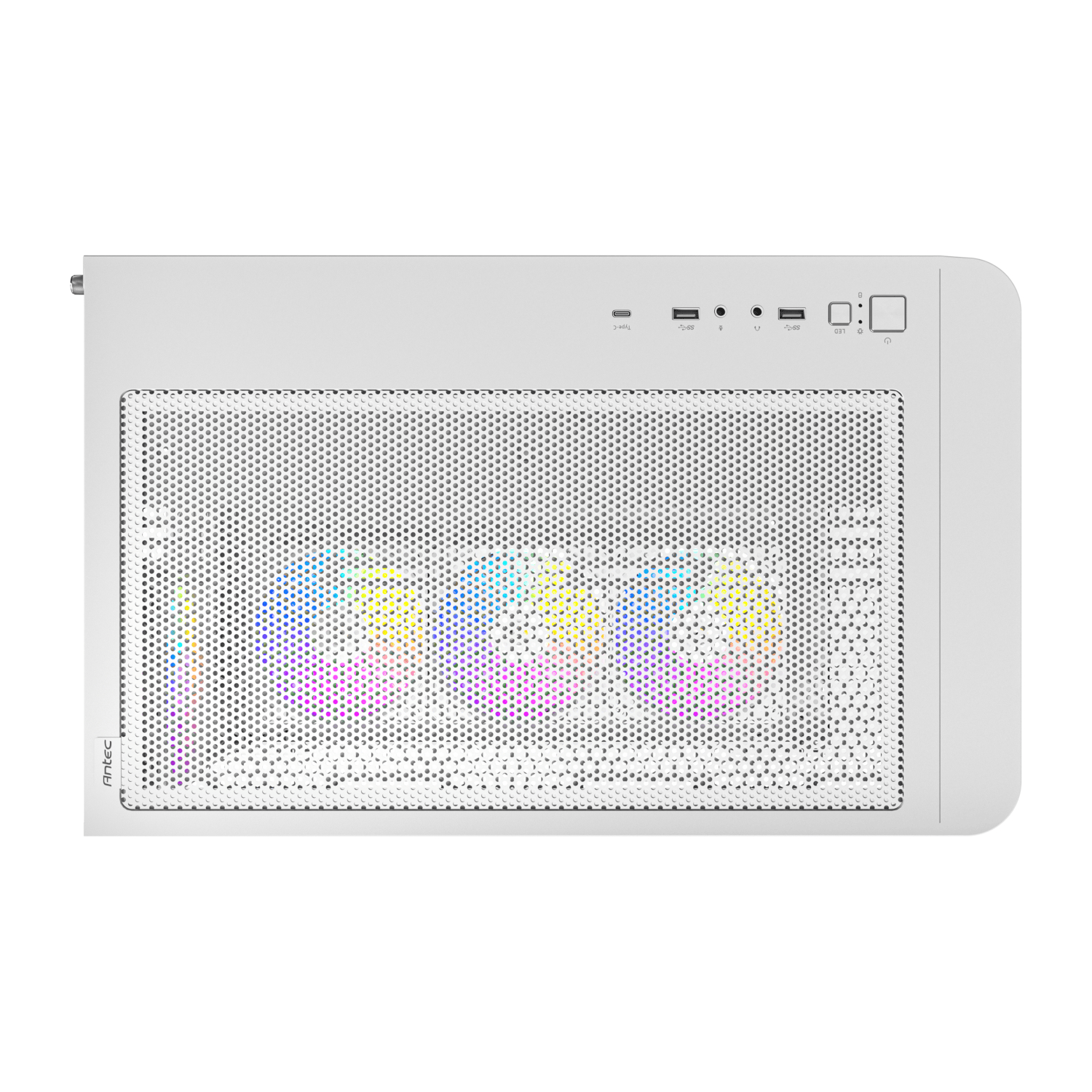 Antec C5 CURVED ARGB ATX | Micro-ATX | ITX ARGB Dual Chamber Mid-Tower Gaming Chassis - White 7