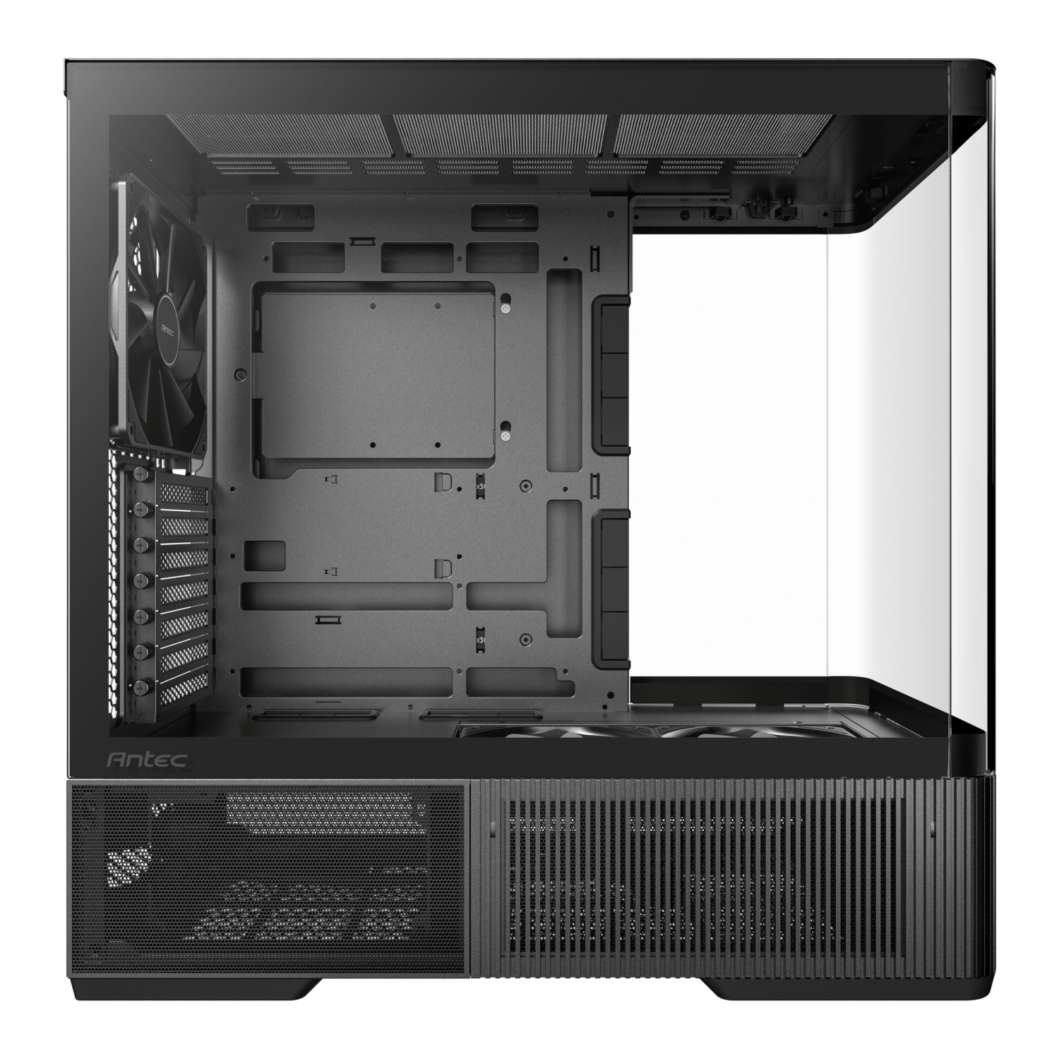 Antec C6 CURVED AIR ATX | Micro-ATX | ITX Mid-Tower Gaming Chassis - Black 6