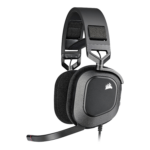 Corsair HS80 RGB USB Wired Over-Ear Gaming Headset — Carbon Black - Image 1