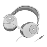Corsair HS65 SURROUND Wired Gaming Headset — White (AP) - Image 3