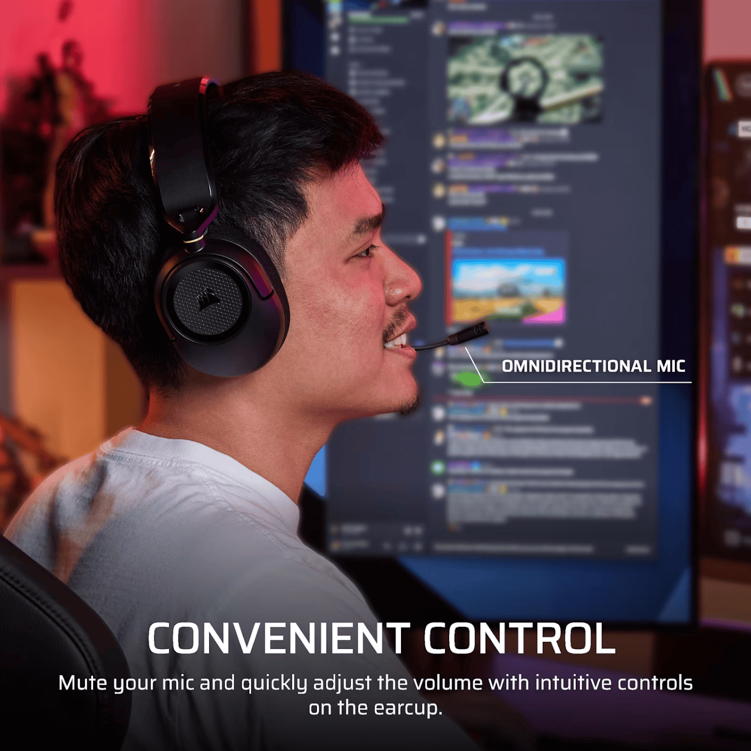 Corsair HS35 v3 Wired Gaming Headset - Carbon 6