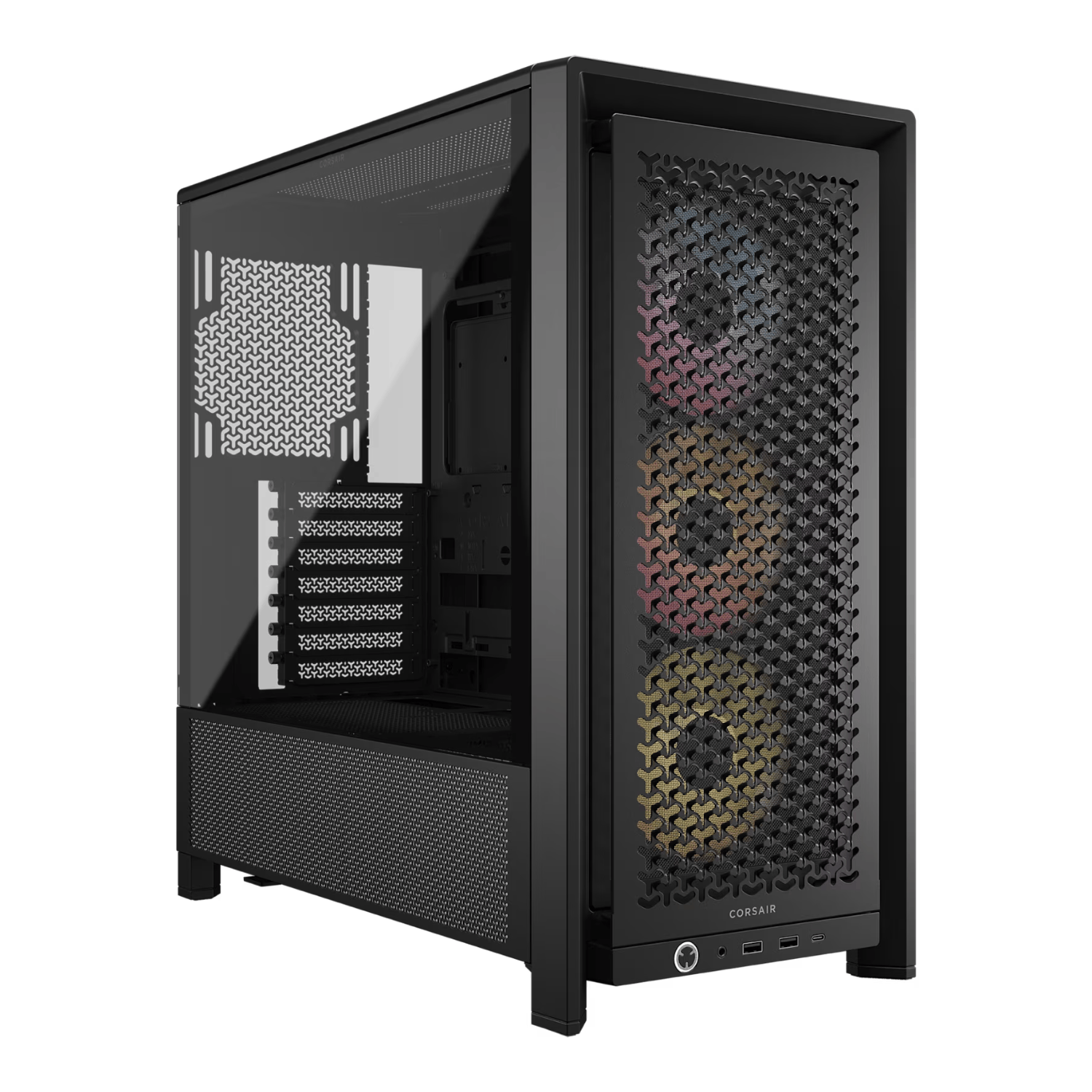 Corsair FRAME 4000D RS ARGB Modular Mid-Tower PC Case - Black