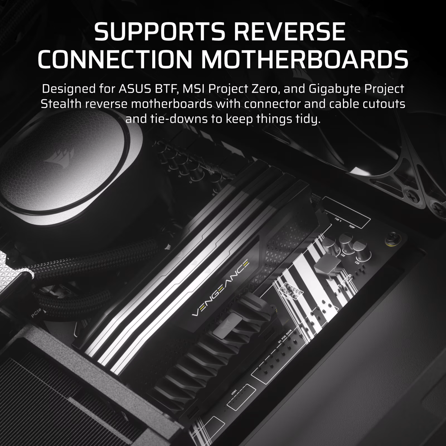 Corsair FRAME 4000D RS ARGB Modular Mid-Tower PC Case - Black 7