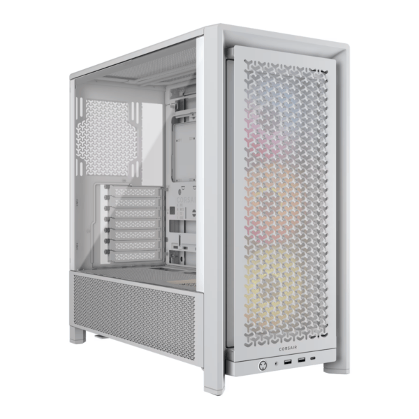 Corsair FRAME 4000D RS ARGB Modular Mid-Tower PC Case - White
