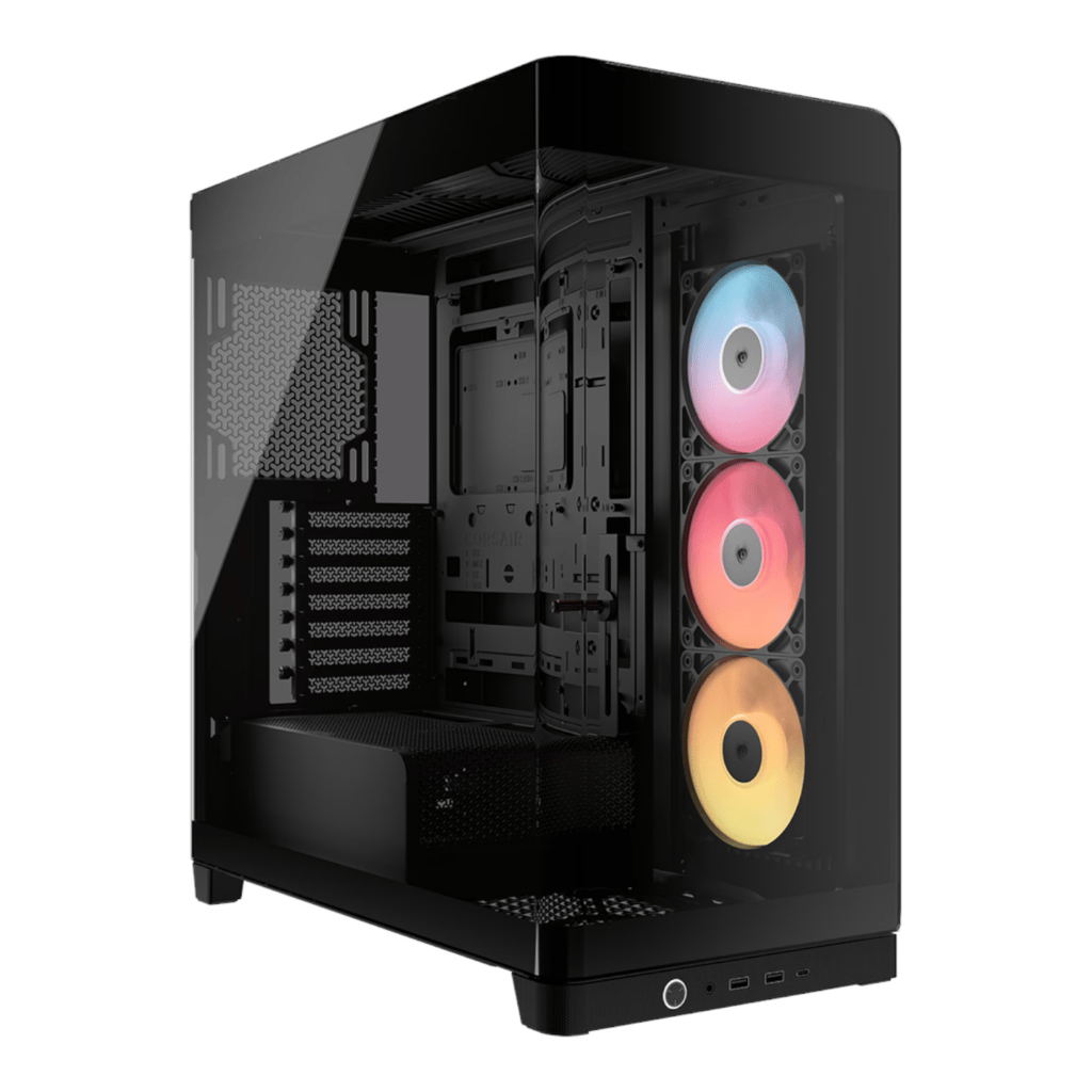 Corsair FRAME 4500X RS-R ARGB Panoramic Glass Mid-Tower PC Case - Black - Image 1