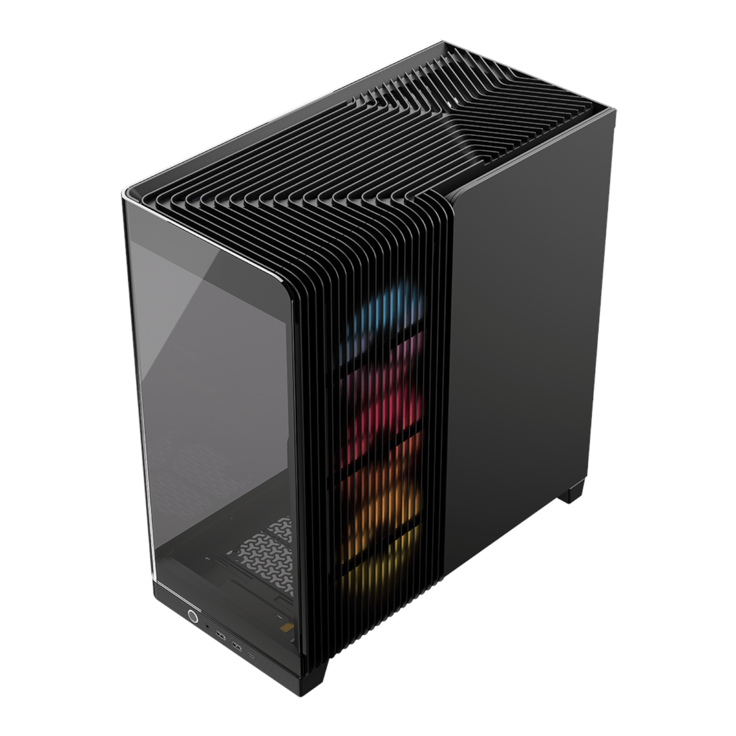 Corsair FRAME 4500X RS-R ARGB Panoramic Glass Mid-Tower PC Case - Black 5