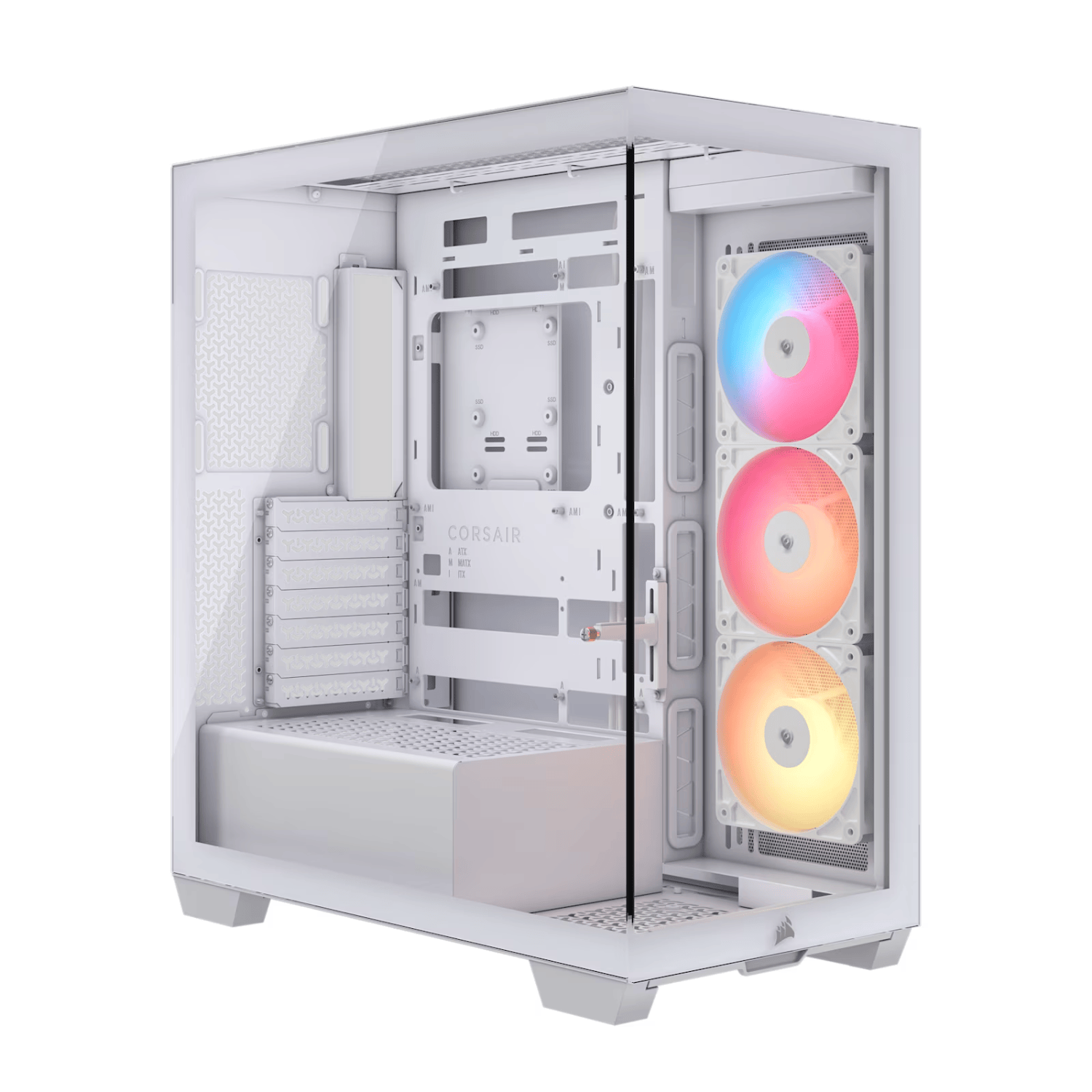 Corsair 3500X RS-R ARGB Mid-Tower PC Case – White