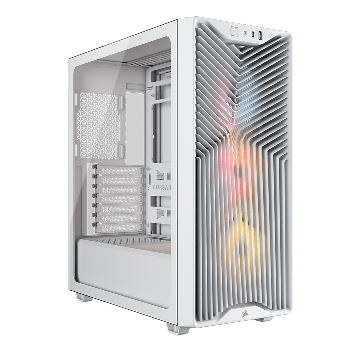 Corsair 3200D RS ARGB Mid-Tower PC Case – White
