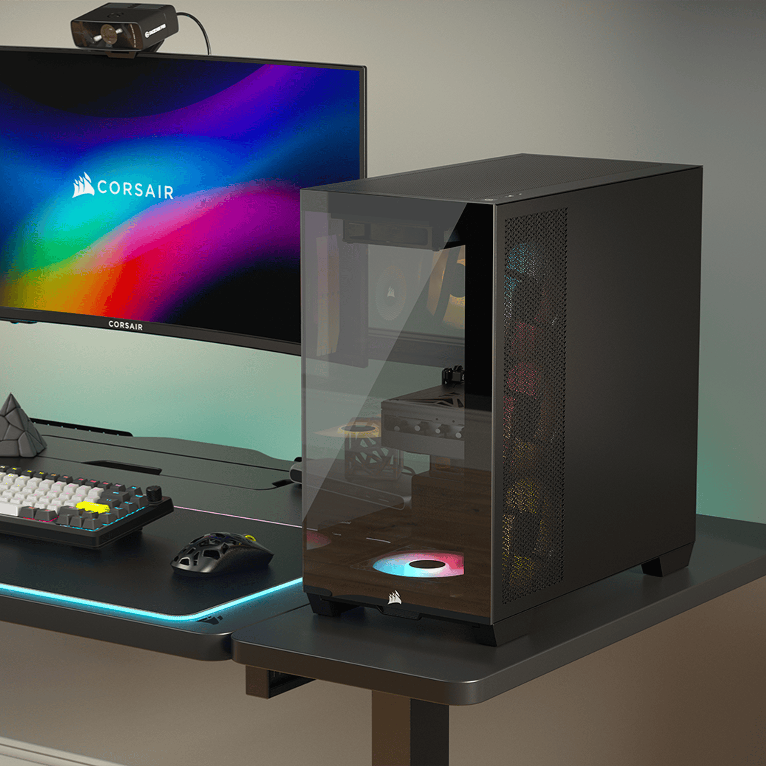 Corsair 2800X RS-R ARGB Micro-ATX PC Case - Black 5