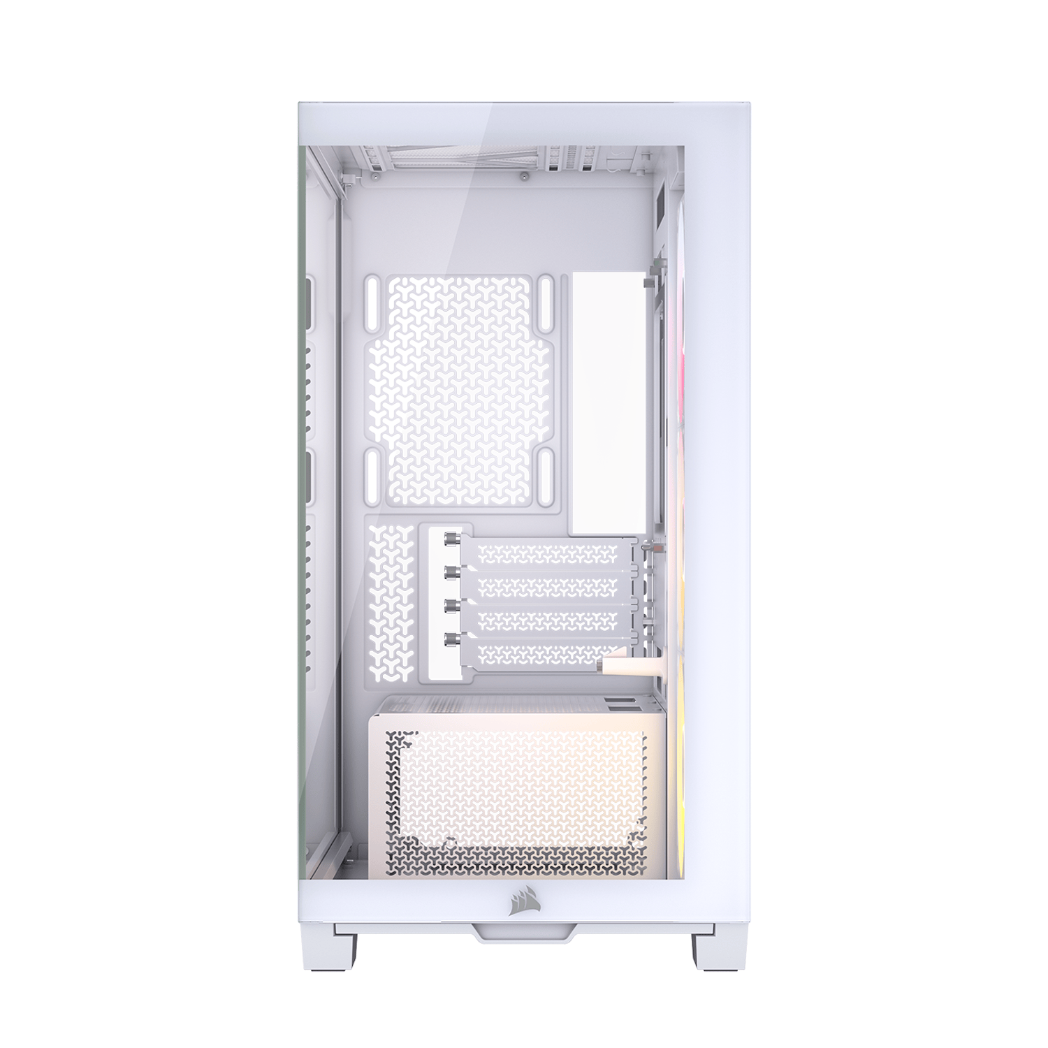 Corsair 2800X RS-R ARGB Micro-ATX PC Case – White 2