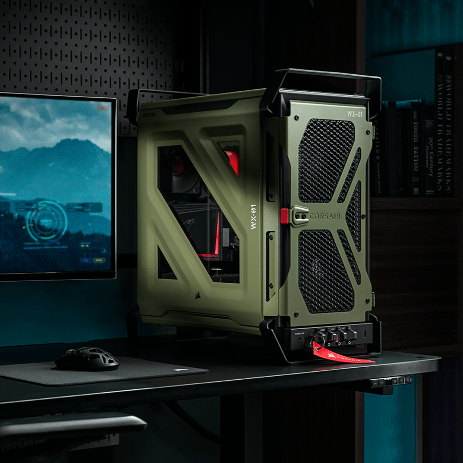 Corsair WARTHOG RS Airflow Mid-Tower Case - Olive view 7