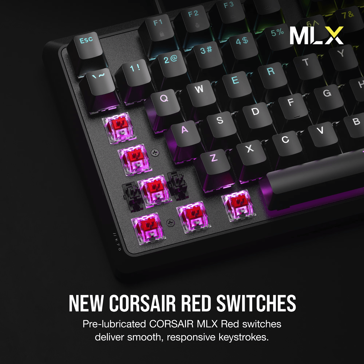 Corsair K70 CORE RGB Mechanical Gaming Keyboard - Black 4