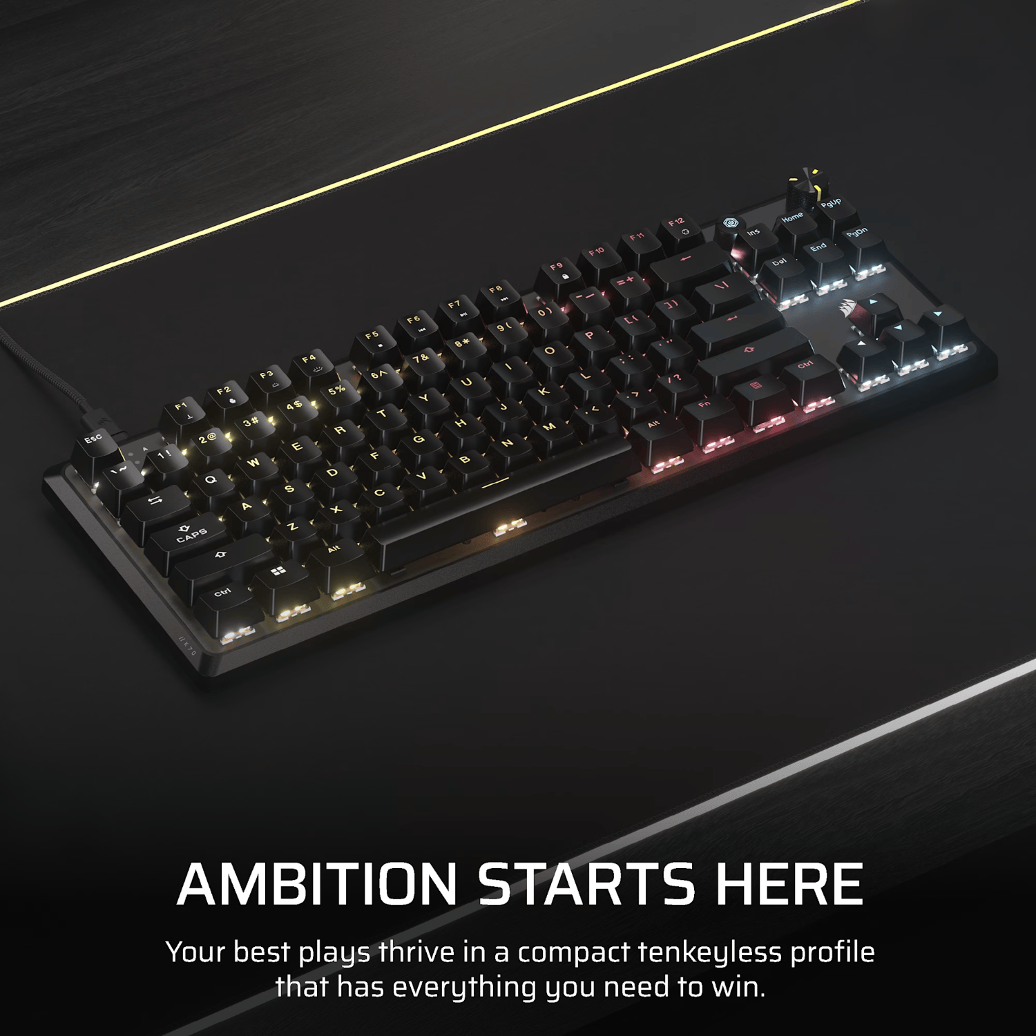 Corsair K70 CORE TKL RGB Mechanical Gaming Keyboard 2