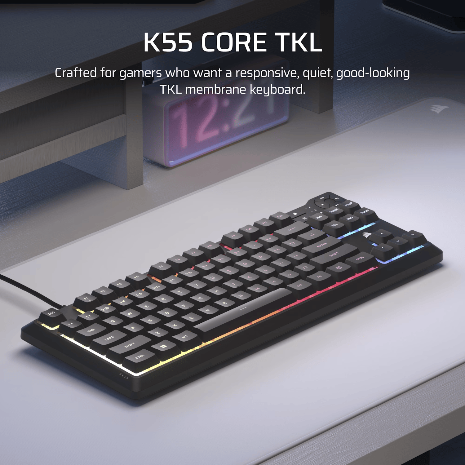 Corsair K55 CORE TKL RGB Gaming Keyboard 2