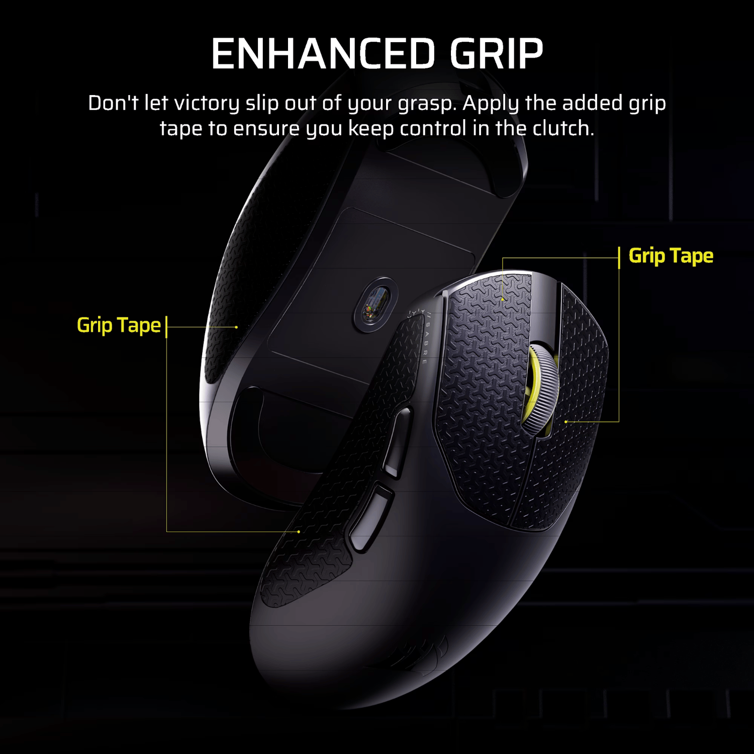Corsair SABRE v2 PRO ULTRALIGHT WIRELESS 30000 DPI Gaming Mouse - Black 6