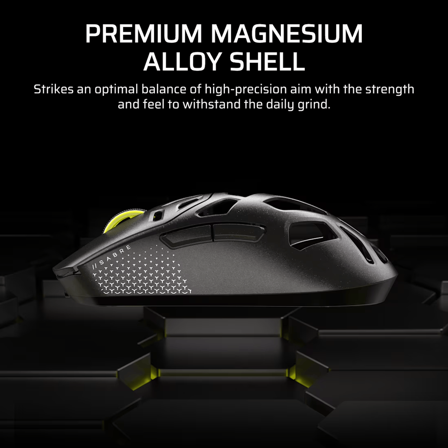 Corsair SABRE v2 PRO WIRELESS MAGNESIUM ALLOY 33000 DPI Gaming Mouse – Black 5