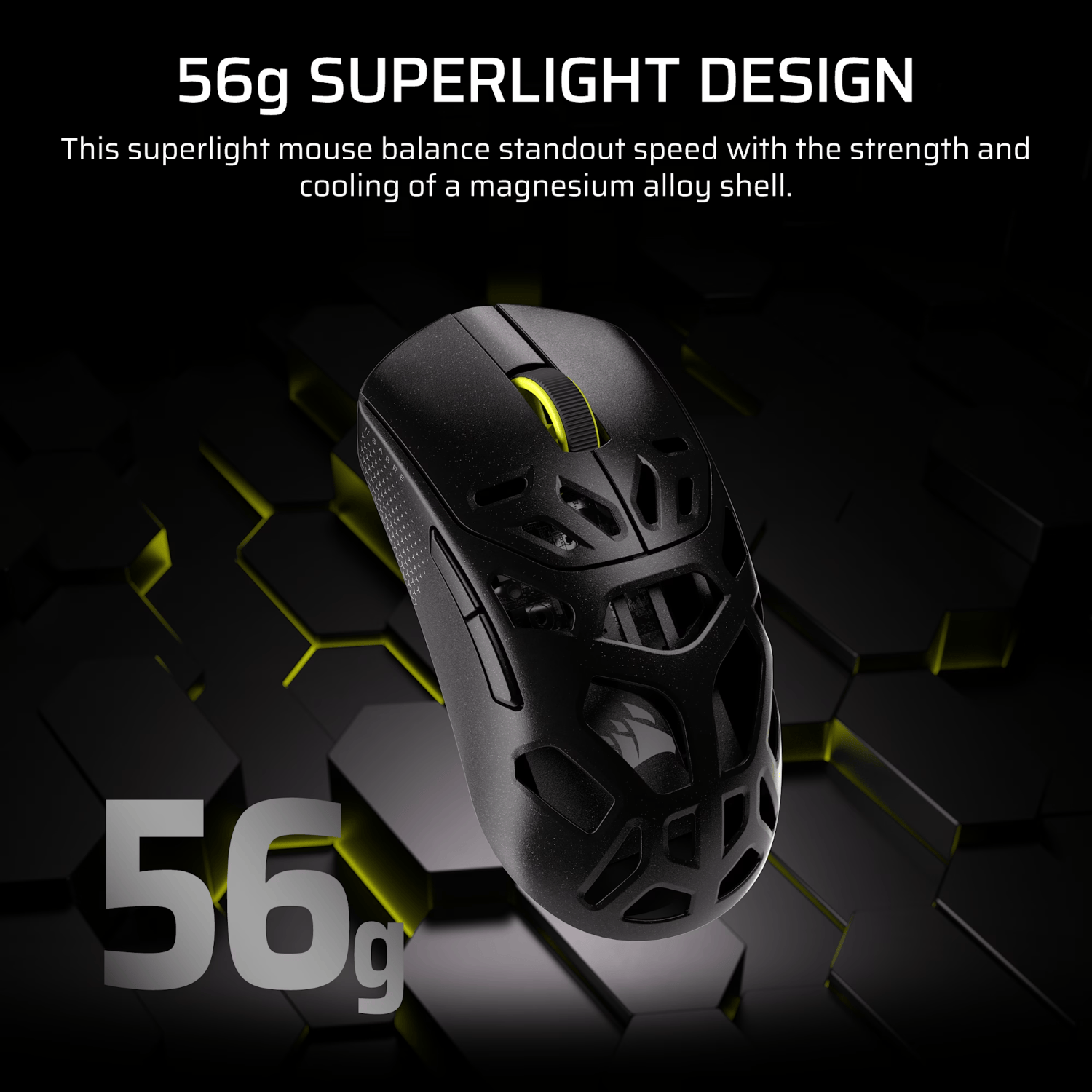 Corsair SABRE v2 PRO WIRELESS MAGNESIUM ALLOY 33000 DPI Gaming Mouse – Black 6