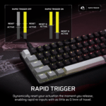 Corsair CLIPPER PRO MINI 60 Hall Effect Gaming Keyboard - Black - Image 4