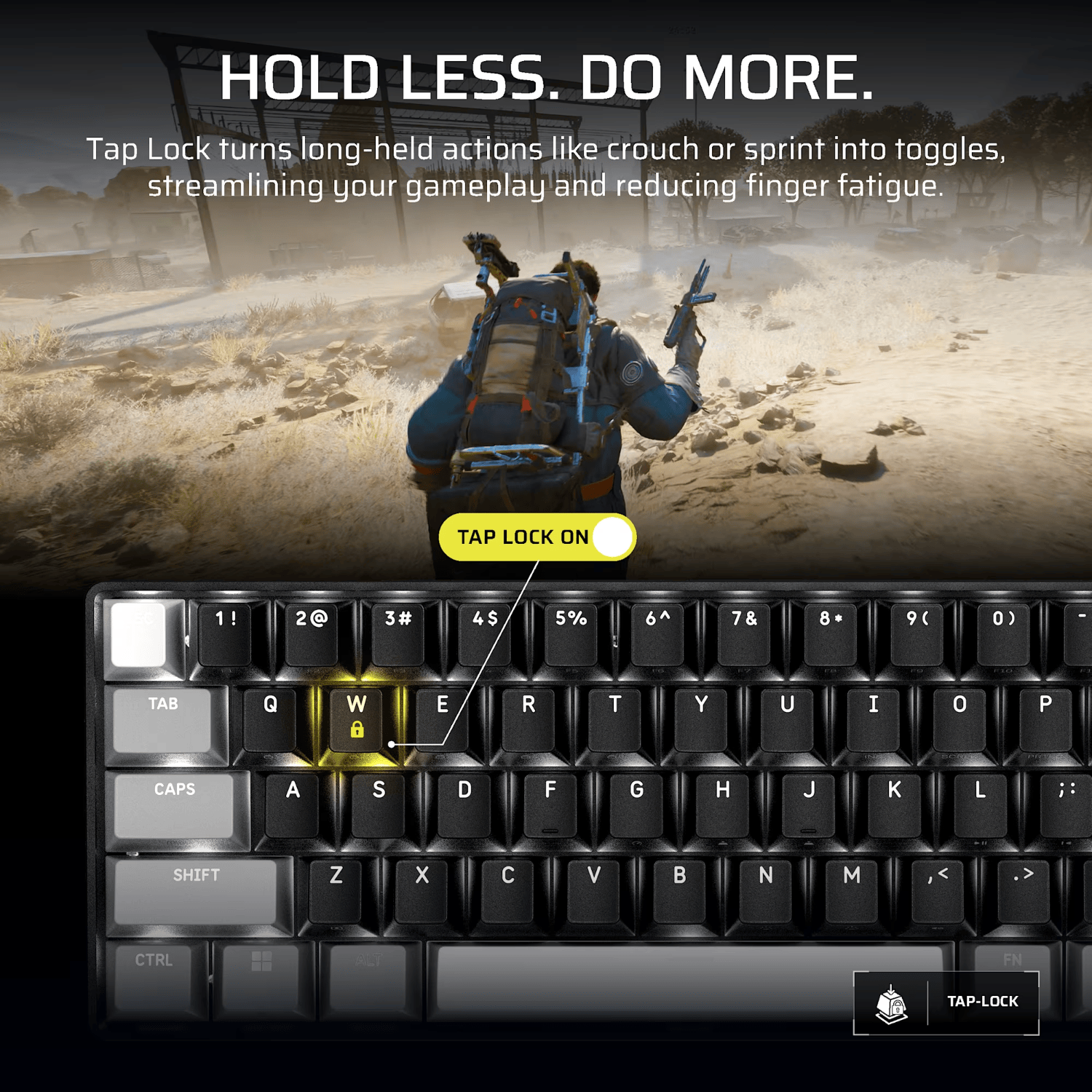 Corsair CLIPPER PRO MINI 60 Hall Effect Gaming Keyboard - Black 5