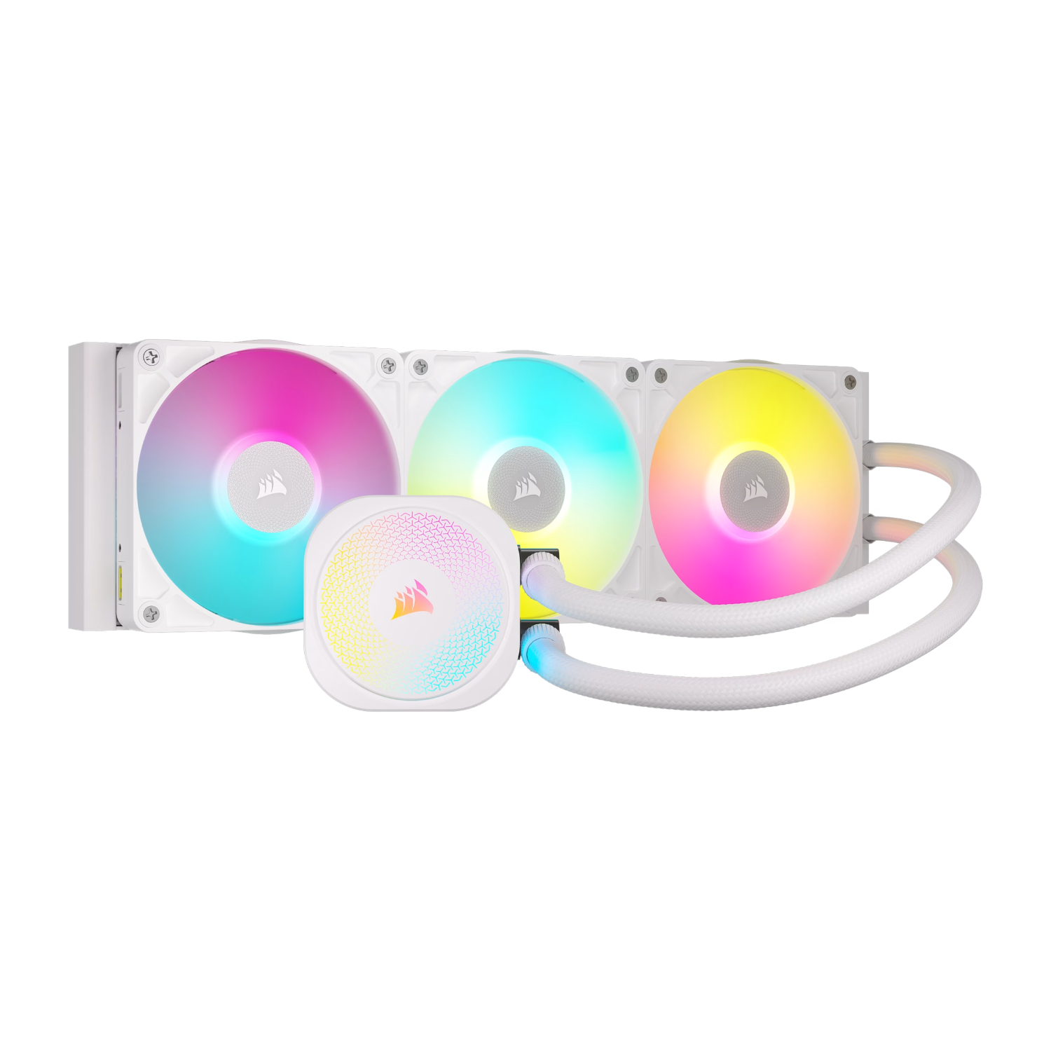 Corsair iCUE LINK TITAN 360 RX RGB AIO Liquid CPU Cooler - White
